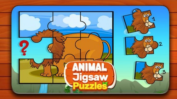 小猪和动物拼图游戏2021