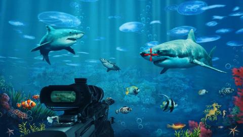 水下鲸鲨狙击