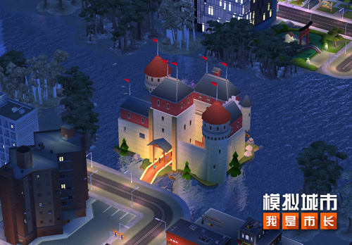 《模拟城市：我是市长》建造奇妙梦幻的湖上城堡