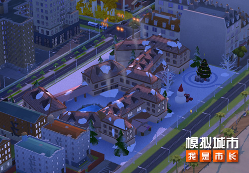 《模拟城市：我是市长》打造迷人的冬季度假庄园