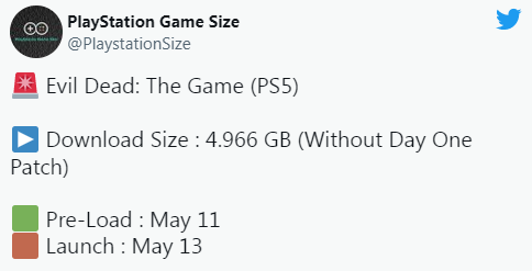 鬼玩人PS5大小放出 近期开启预下载