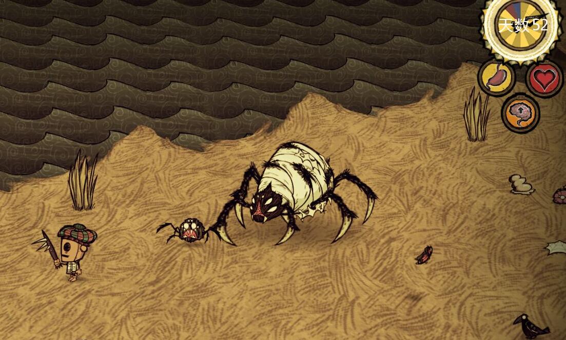 饥荒如何打蜘蛛巢